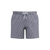 White / Navy Blue Stripes