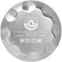 Cove 500 ml vacuüm geïsoleerde fles van RCS-gecertificeerd gerecycled roestvrij staal  - Zilver