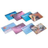 Anti-skimming beschermkaart met actieve stoorzender chip, wit