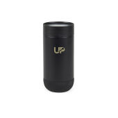 VINGA Erie RCS recycled RVS push mug 350 ML, zwart, zwart VINGA Erie RCS recycled RVS push mug 350 ML, zwart, zwart