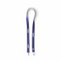 Polyester Pantone-gematchte zeefdruk keycord met 2 clips