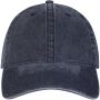 Grafton 6 panel gewassen cap - Marineblauw Grafton 6 panel gewassen cap - Marineblauw