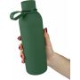 Bouteille à double paroi en acier inoxydable recyclé (500 ml) Sena groen