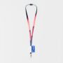 Ronde polyester sublimatie lanyard met full color label