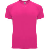 Bahrain kortärmad funktions T-shirt för herr - Pink Fluor - S