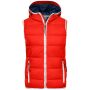 Ladies' Maritime Vest red/white S