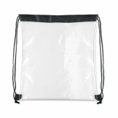 USEE - Transparante trekkoordtas - Zwart