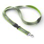 Afneembare polyester keycord met reflecterende overlay