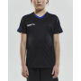 *Progress contrast jersey jr black/cl co 158/164