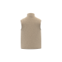 Mouwloos sherpa herenjasje Wet Sand 3XL
