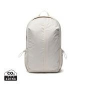 KENTO URBAN RCS  recycled nylon 15,6 inch rugzak met voorvak, beige