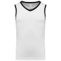 Basketbalshirt voor kinderen White / Black 4/6 jaar