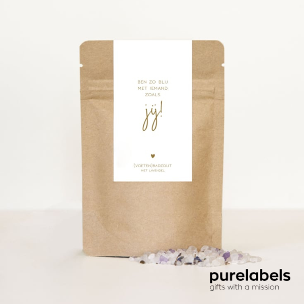 Badzout (voeten) | Blij met iemand zoals jij | Bedankt cadeau Badzout (voeten) | Blij met iemand zoals jij | Bedankt cadeau