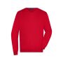 Men's V-Neck Pullover red 3XL