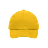 6 Panel Cap Heavy Cotton gold-yellow
