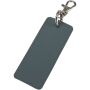 Resi Plus GRS gerecyclede rechthoekige bedelsleutelhanger - Hale blauw