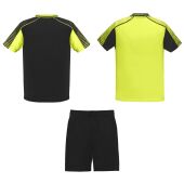 Juve unisex sportset - Fluorgeel/Zwart - S