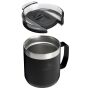 Stanley Everyday 350 ml roestvrijstalen campingmok - Zwart