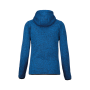 Heather damesvest met capuchon Light royal blue melange S