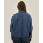 Stella Ember - De dames denim overshirt - Mid Wash (S) Stella Ember - De dames denim overshirt - Mid Wash (S)
