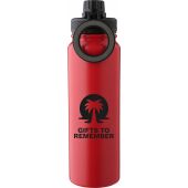 Roestvrijstalen dubbelwandige fles (800 ml) Zinnia zwart