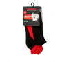 3-Pack Sneaker Socks - White/Navy - S/M
