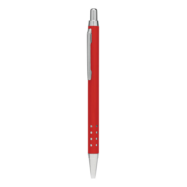 BUDAPEST - Messing balpen glanzend rood BUDAPEST - Messing balpen glanzend rood