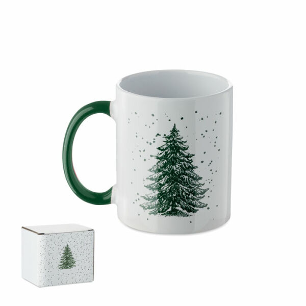 FESTIMUG - Keramische kerst mok 300ml - Groen FESTIMUG - Keramische kerst mok 300ml - Groen