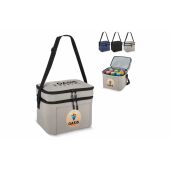 600D gerecycled PET koeltas met twee vakken 30 x 20 x 25 cm 15 L - Zwart 600D gerecycled PET koeltas met twee vakken 30 x 20 x 25 cm 15 L - Zwart