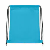 SHOOP KIDS - 190T RPET inder trekkoordtas - Turquoise