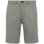 Ecologische chinobermuda heren Almond Green 36 FR