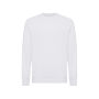 IQONIQ Etosha lichtgewicht gerecycled katoen sweater, recycled white (XXS)