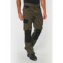 Tweekleurige heren werkbroek Dark Khaki / Black 58 FR