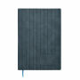 TINTRAY - A5 notitieboek in smokey PU - Blauw