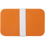 MIYO 700+700 ml dubbellaagse lunchbox - Oranje/Wit/Wit