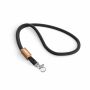 Polyester koord-keycord met bamboe plaatje