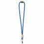 Polyester koord-keycord met bamboe plaatje