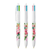BIC® 4 Colours Fashion balpen + Lanyard