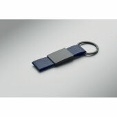 ESCRI SET - Balpen en sleutelhangerset PU - Blauw