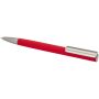 Ziguur balpen van gerecycled aluminium (blauwe inkt) - Rood