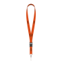 Afneembare polyester lanyard in Pantone-kleur met zeefdruk en J-haak Afneembare polyester lanyard in Pantone-kleur met zeefdruk en J-haak