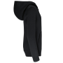 Kindersweatvest met capuchon Black / Fine Grey 6/8 jaar Kindersweatvest met capuchon Black / Fine Grey 6/8 jaar