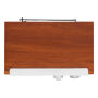 Houten design AM/FM radio CLASSIC bruin, zilver
