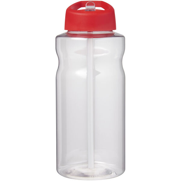 H2O Active® Big Base 1 litre spout lid sport bottle - Red