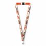 Polyester keycord met gesublimeerde satijnen overlay