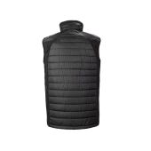 BLACK COMPASS PADDED SOFTSHELL GILET, BLACK/ORANGE, 4XL, RESULT