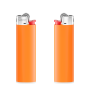 BIC® J23 Aansteker J23 Lighter BO Orange_BA white_FO red_HO chrome