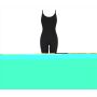 LADIES' UNITARD, BLACK, M/L, TOMBO