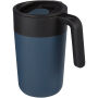 Nordia 400 ml dubbelwandige gerecyclede mok - Donkerblauw