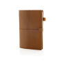 Daily Notes Binder 3-in-1 hervulbaar PU notitieboek, bruin